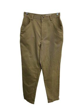 Aeropostale Vintage Khaki High Waist Tapered Trousers Size 8 Utility Gorpcore